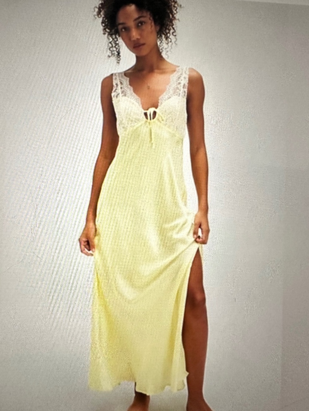 Free People Countryside Yellow Maxi Coquette